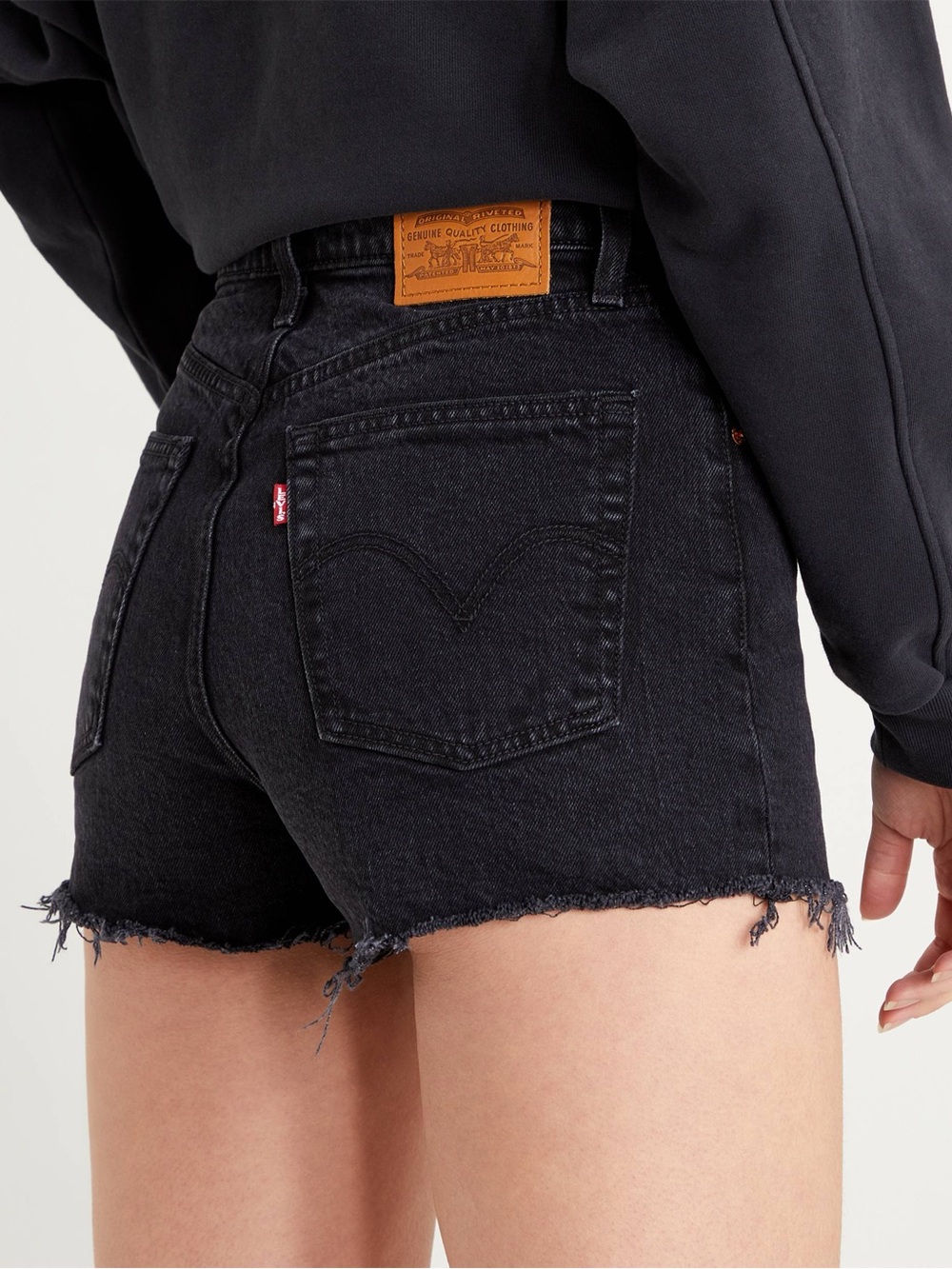 Levis Ribcage Cutoff Denim Shorts 28